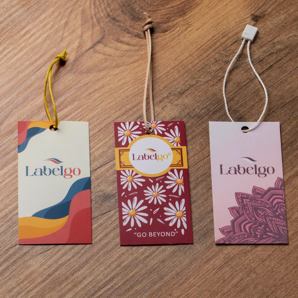 Custom Clothing Labels 38 Colorful printed hang tags