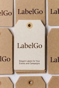 Cardboard Labels for Events and Campaigns