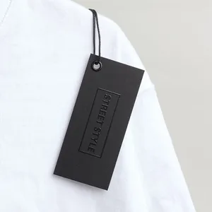 Custom Hang Tags shown as a textile label manufacturing example with printed fabric label and care label
