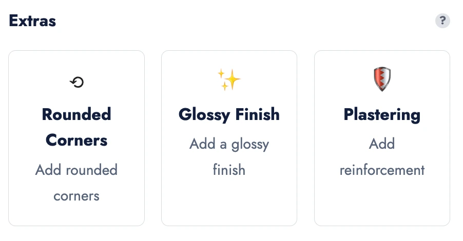 Select Additional Features